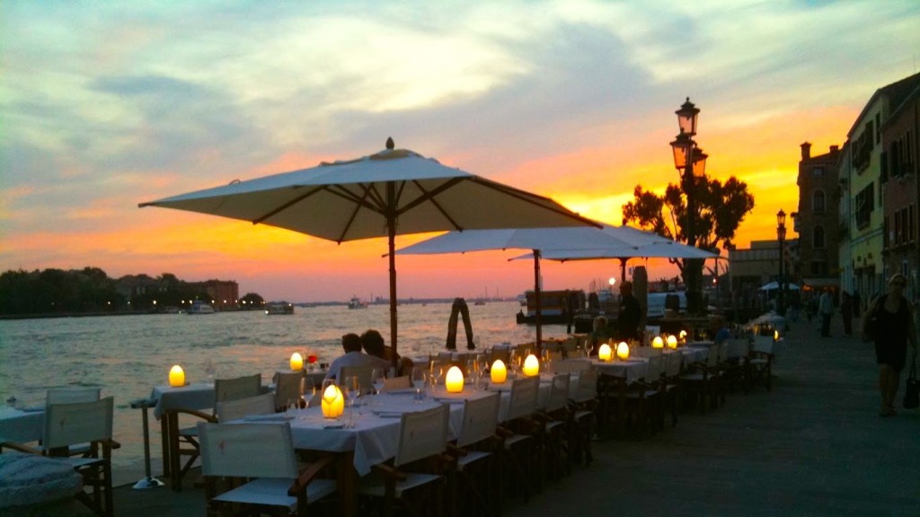 "Colors and light in Venice are never the same," says G.P. Cremonini. Photo courtesy of Ristorante Riviera.