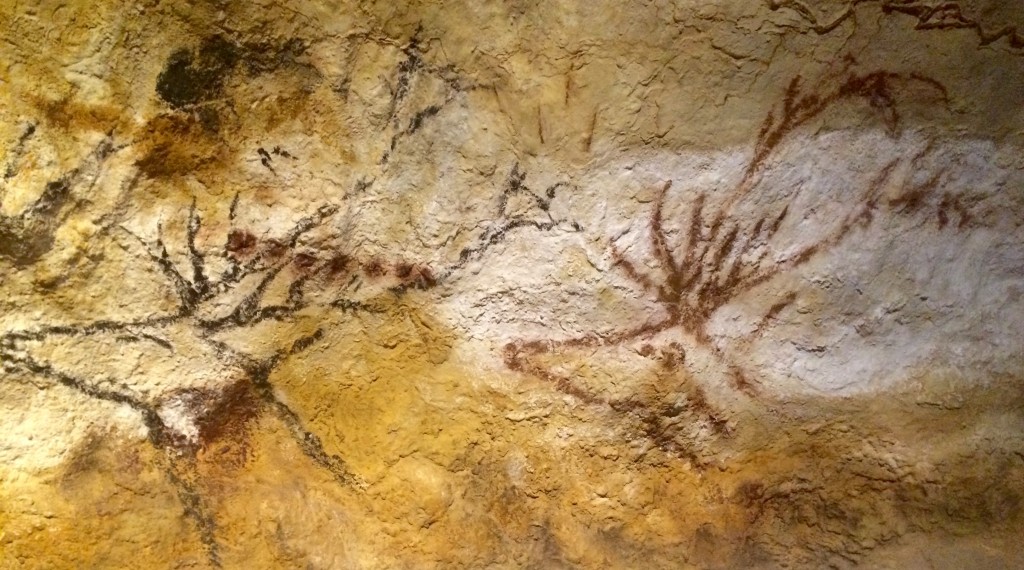 Replicas of the Lascaux cave drawings – estimated to be 17,300 years old at the Musée d’Aquitaine. Photo by Marla Norman 