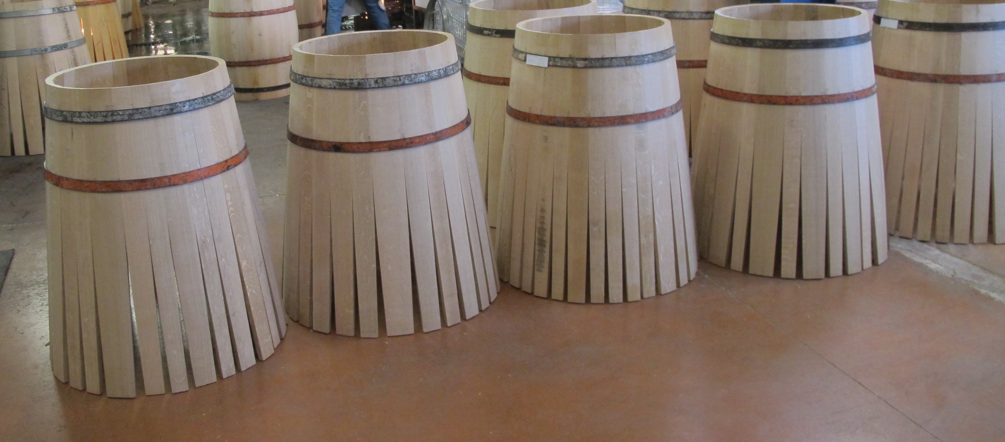 Barrel making is an essential part of wine and an incredibly time-comsuming process. Photo by Marla Norman