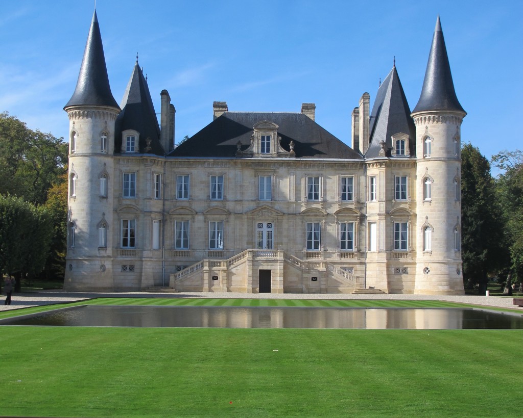 The magnificent Château Pichon-Longueville in Pauillac. Photo by Michel Thibault.