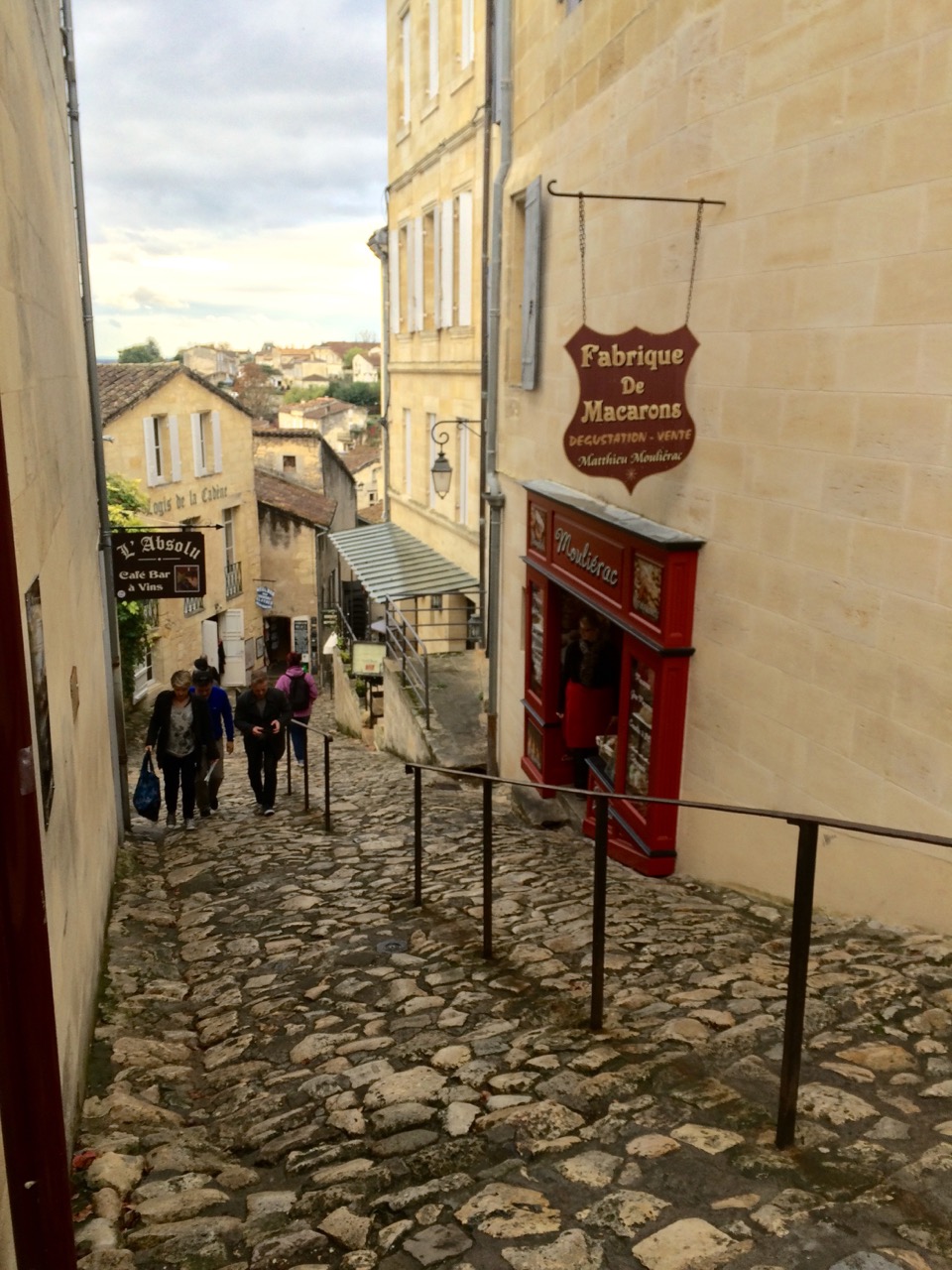Steep cobblestone streets and ancient shops. Photo by Marla Norman.