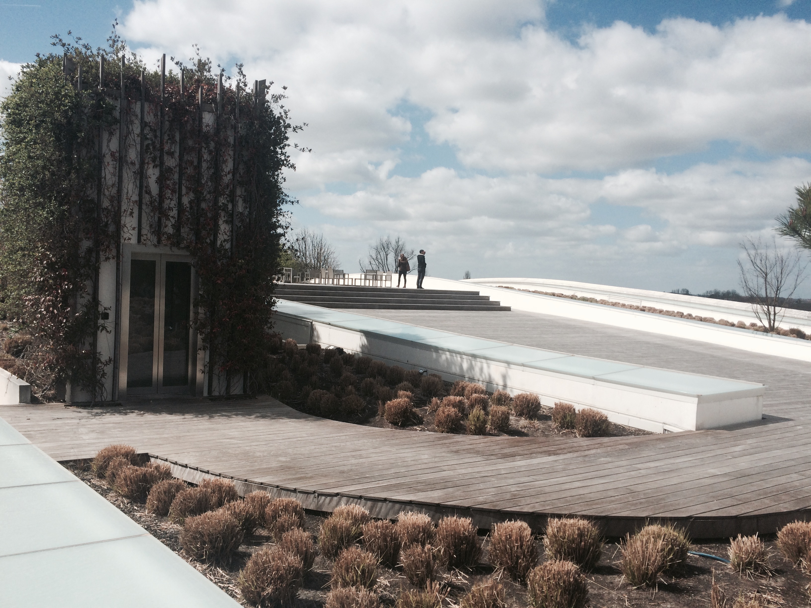 Endless views from the roof-top gardens at Château Cheval Blanc. Photo by Marla Norman.