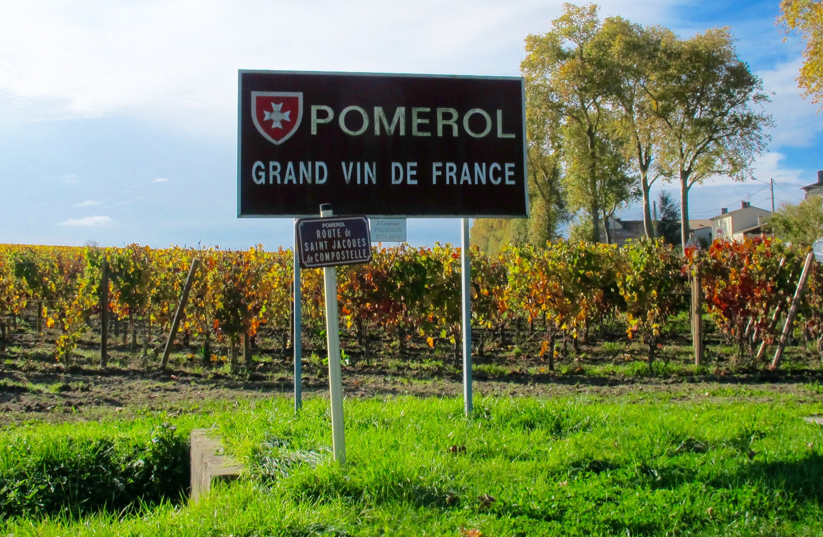 Pomerol is all about wine. Photo by Marla Norman.
