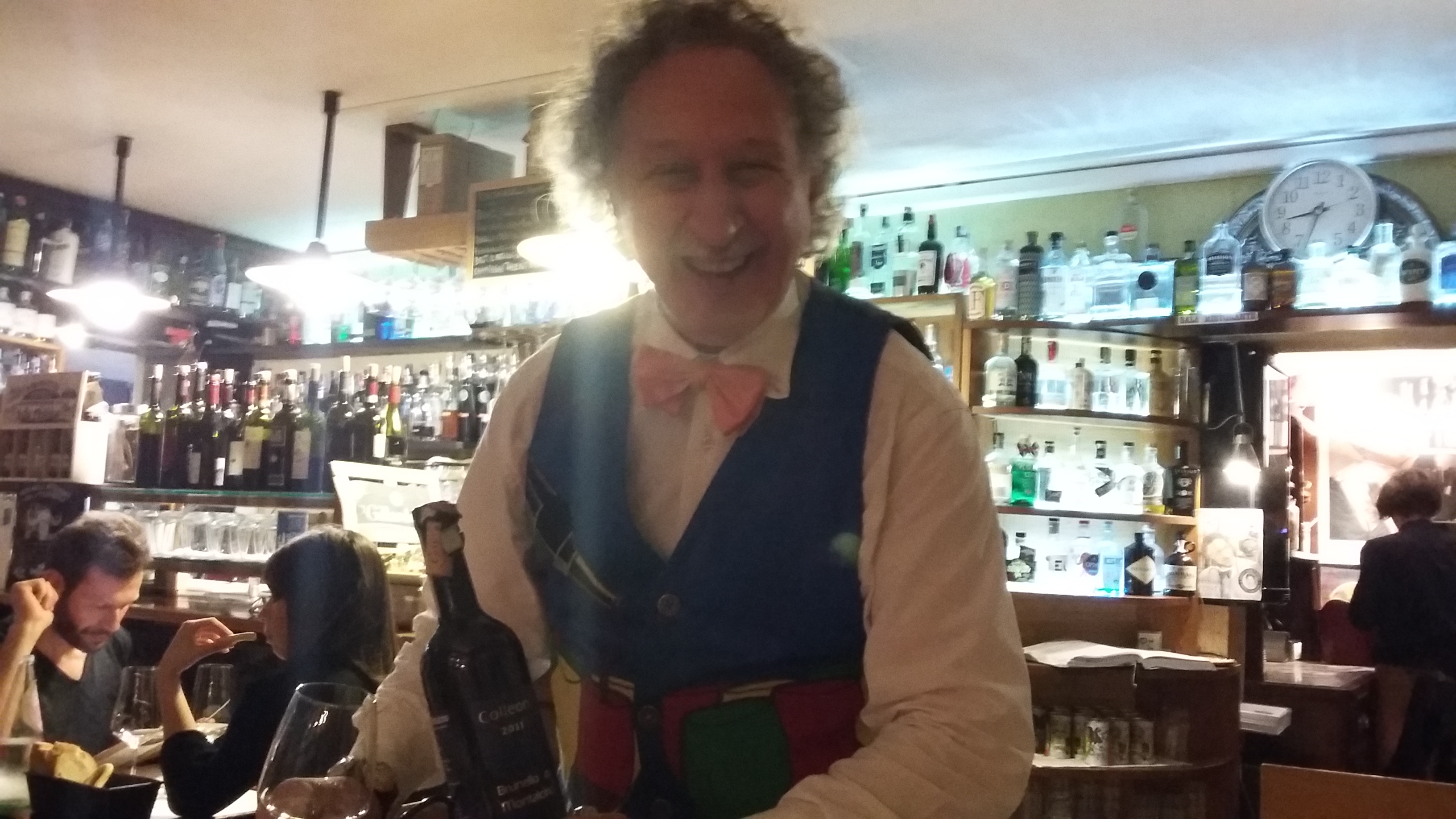 Mauro, owner of Enoiteca Mascareta is incredibly wine-savvy.