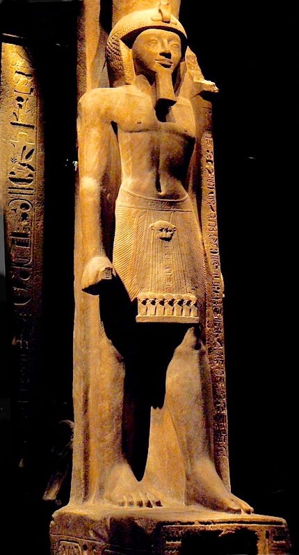 Statue of Seti II in the Museo Egizio. Photo form Wikipedia.