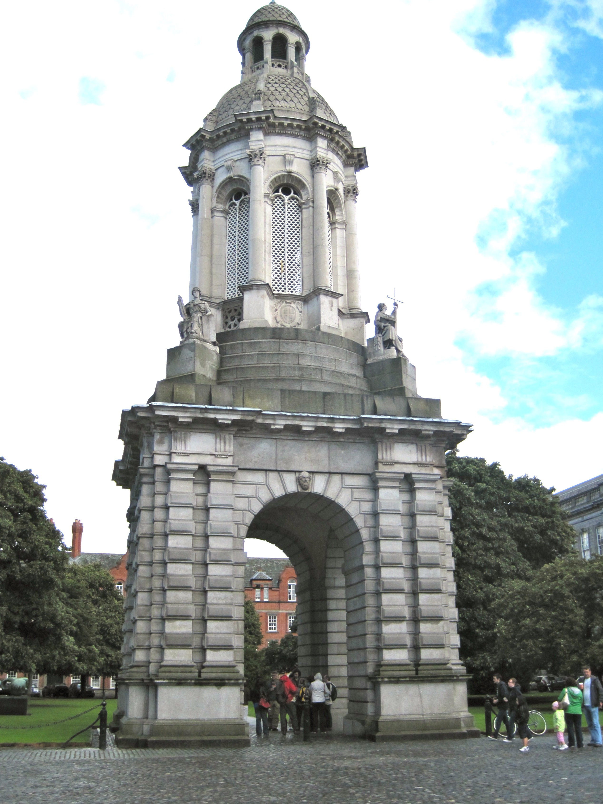 The Campanille, or bell tower, is an enduring symbol of Trinity College. Photo by Marla Norman