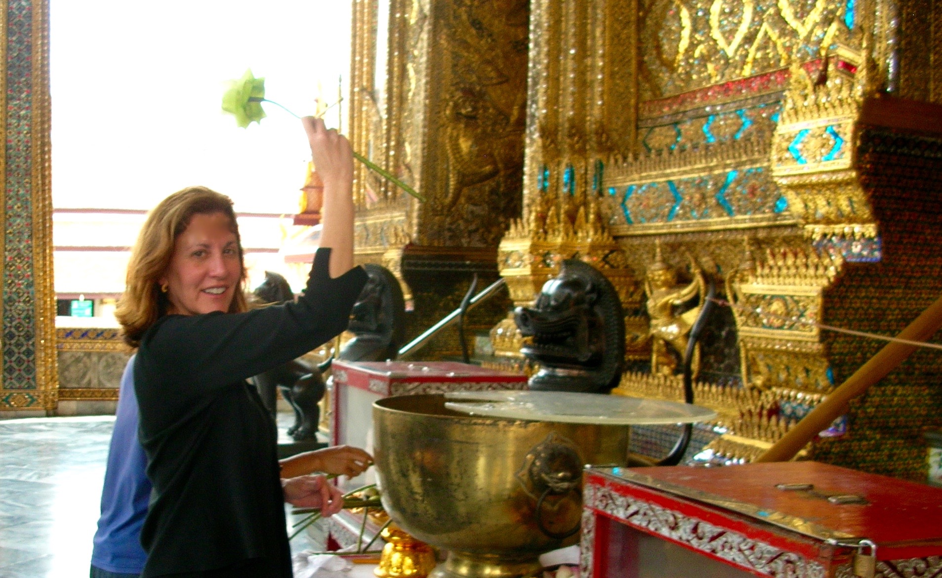 Marla Norman, TCO Publisher at Wat Phra Keo.