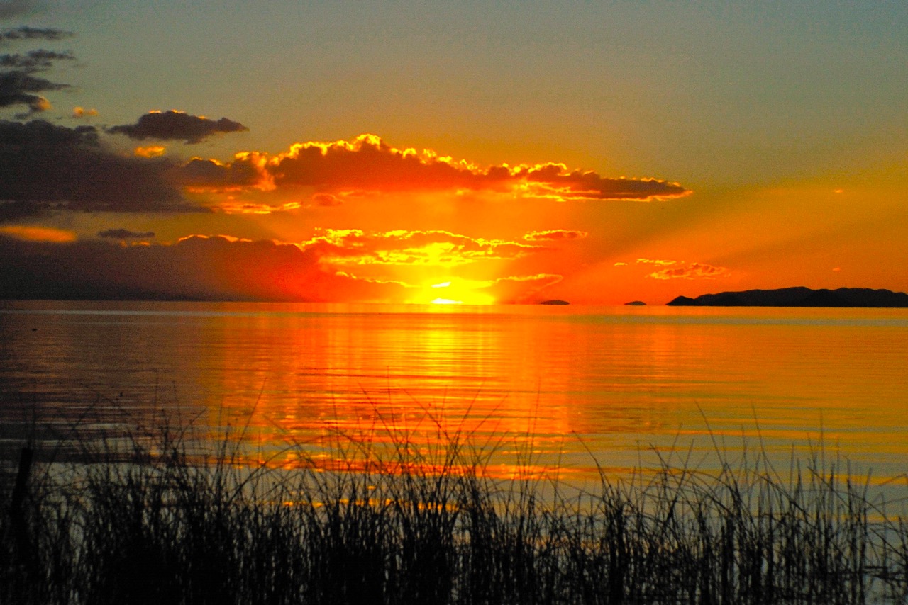 Sunset on Suasi Island. Photo by Paul Hedquist.