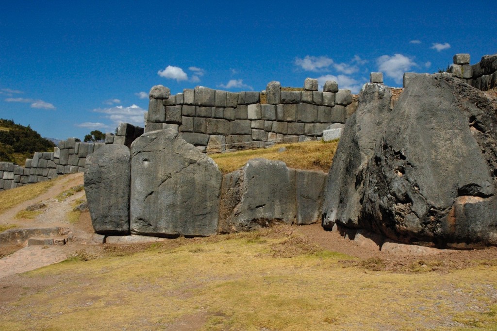 Huge lava rock walls of Sacsayhuaman. Photo by Paul Hedquist.