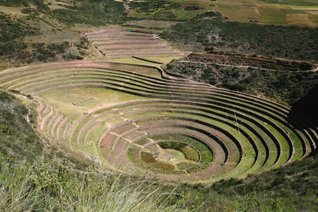 The Inca horticultural lab at Moray. Photo by Paul Hedquist.