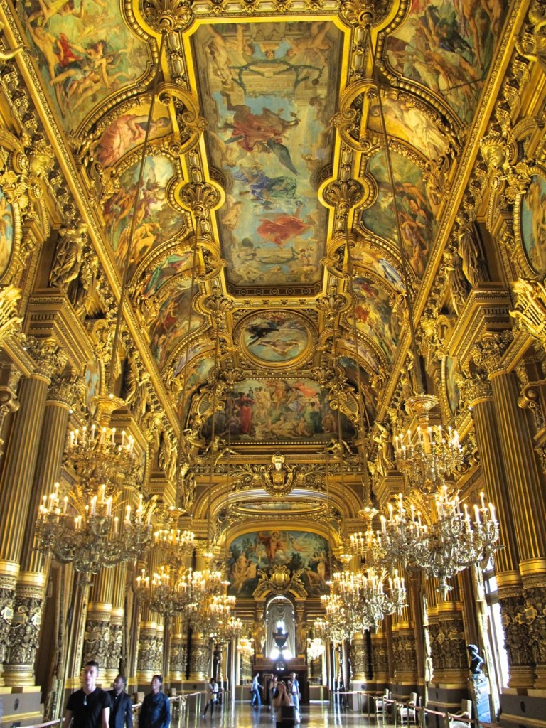 Hall of Mirrors at the sumptuous Palais Garnier.