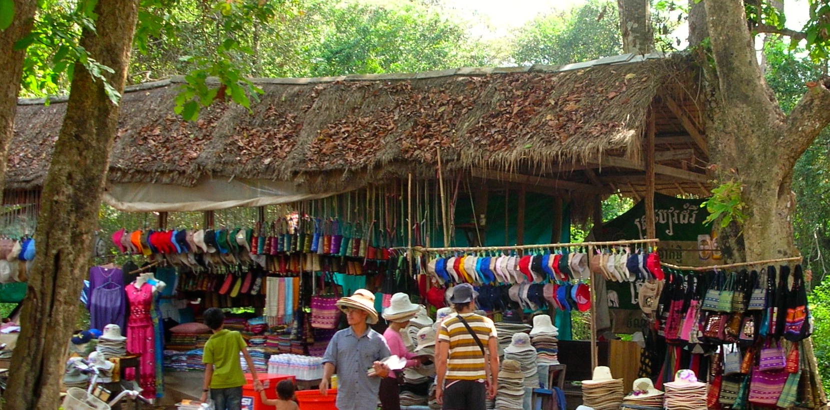 Typical market at Siem Reap. Photo by Marla Norman.