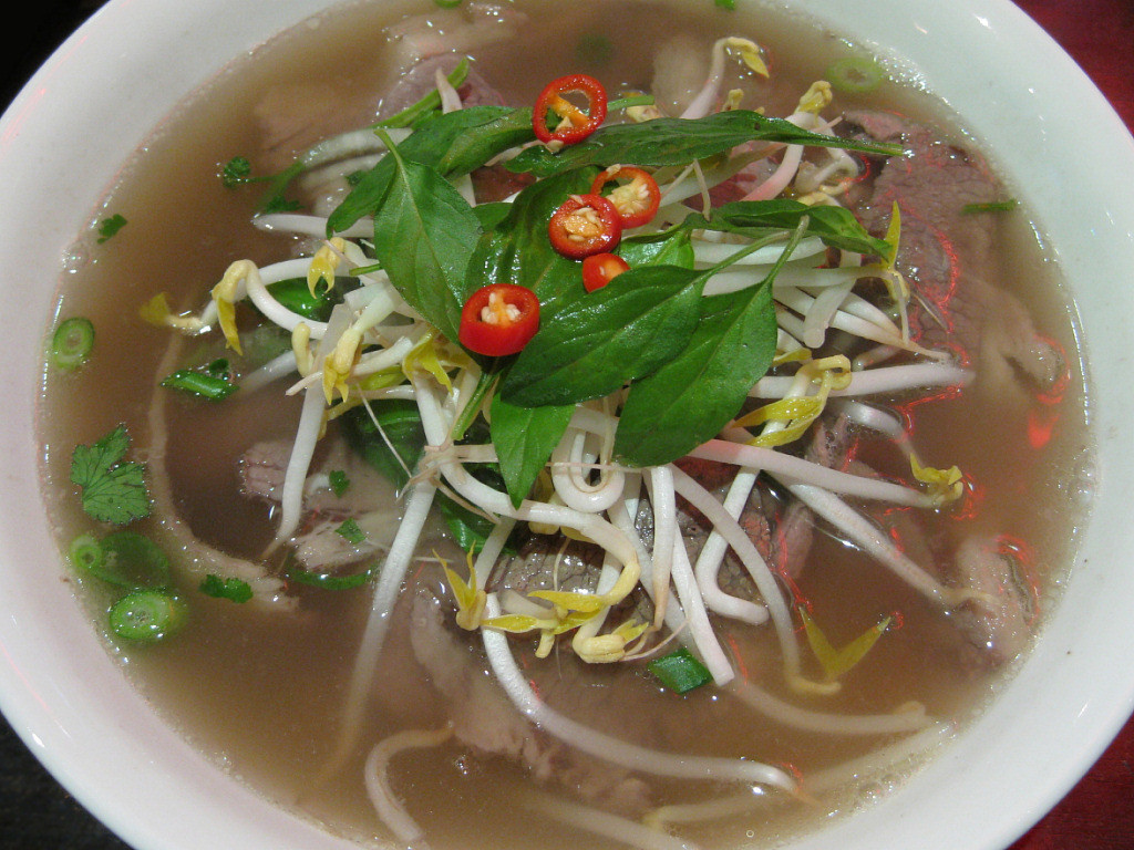 Beef Pho Noodles - a Vietnamese classic. Photo by Cristina Mora.