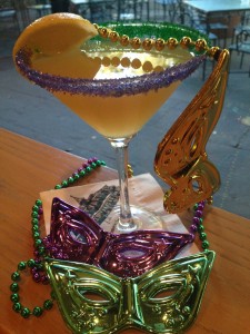 Mardi Gras Sidecar cocktail. Photo courtesy of Commander's Palace.