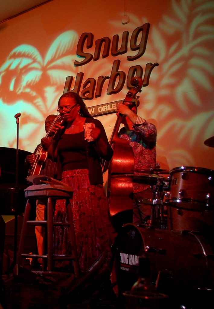 Charmaine Neville performs every Monday evening at Snug Harbor. Photo from Wikipedia.