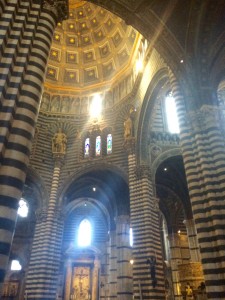 Main altar and domed roof of Siena’s magnificent Duomo. Photo by Marla Norman.