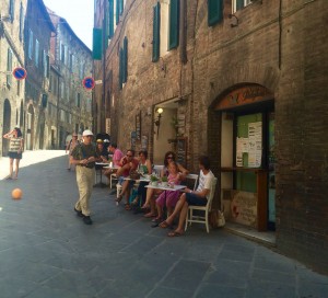 When in Siena, take time to get a little lost down the old, narrow streets. Chat with the locals. Enjoy the unique blend of modern and medieval. Photo by Marla Norman.