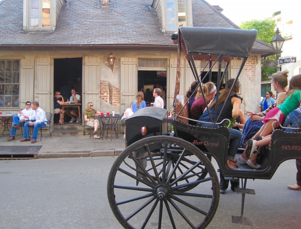 Lafitte's Blacksmith Shop - the perfect place to toast indomitable New Orleans. Photo by Marla Norman.