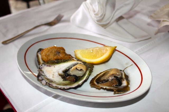 Delicious locally farmed oysters. Photo by Andrea Anastasakis.