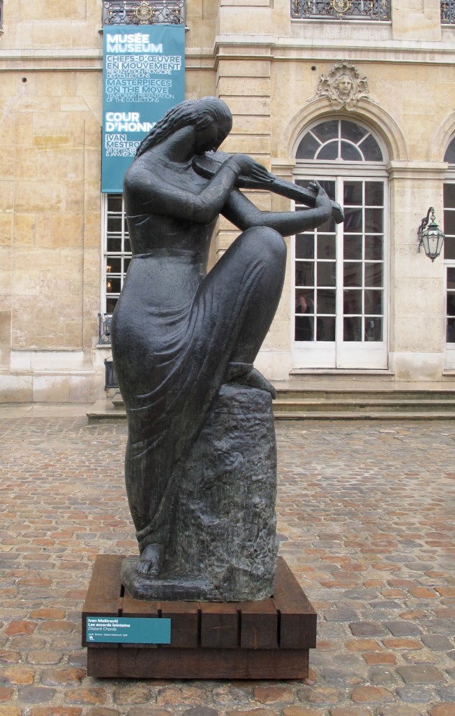 Ivan Meštrović scupture on exhibit at the Musée Rodin in Paris. Photo by Marla Norman.