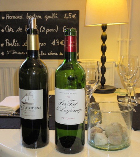 The wine selection is thoughtfully chosen at Le Saint-Julien. Photo by Debra Oakley.