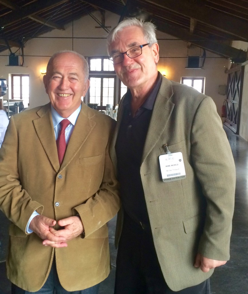 Alfred Tesseron, owner of Pontet Canet and Michel Thibault.