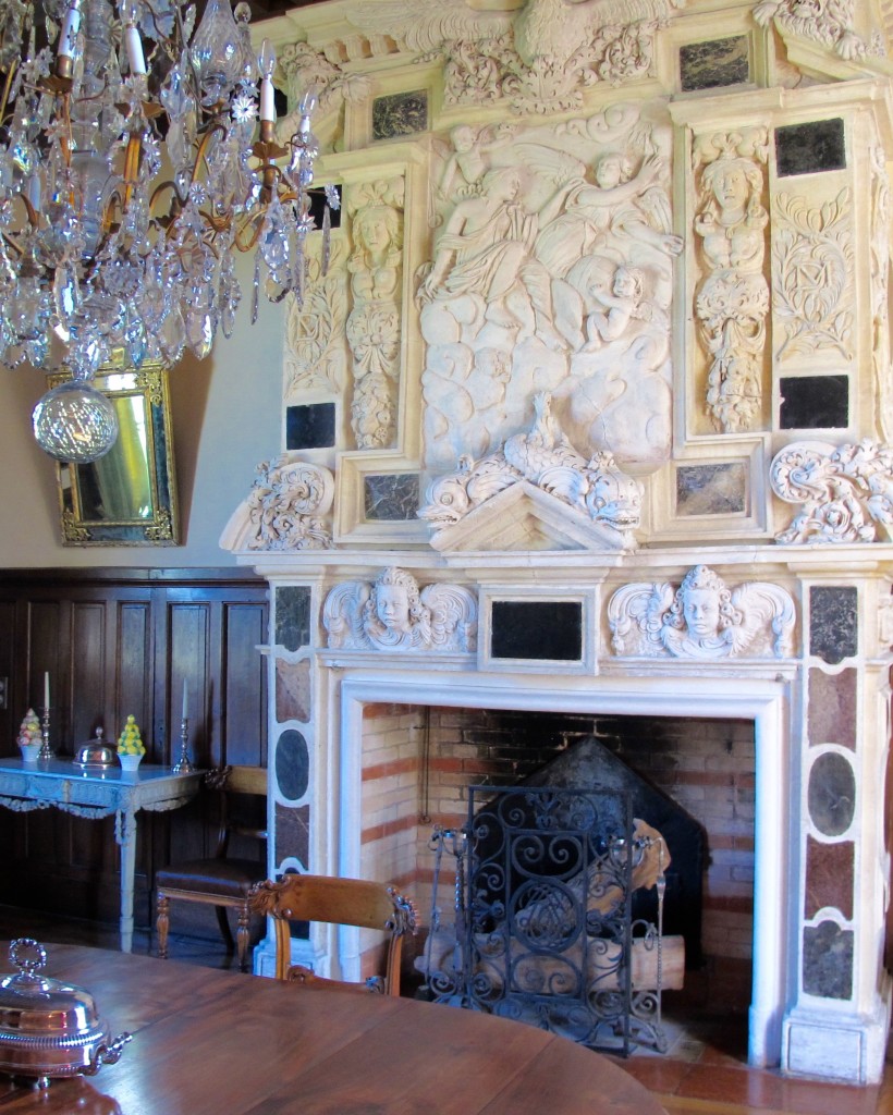 Historical interior of Château d'Issan. Photos by Marla Norman.
