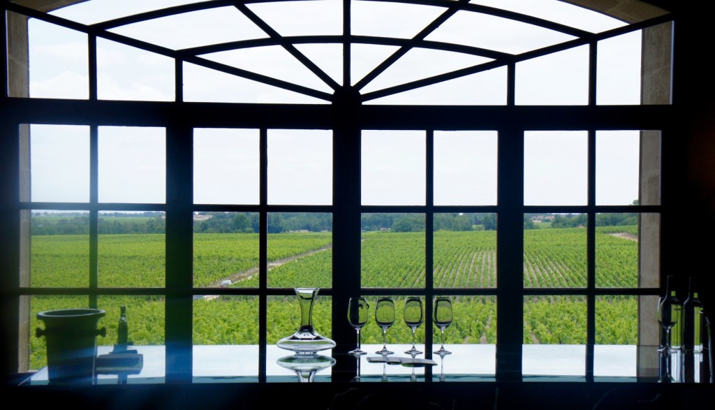 Gorgeous left bank view overlooking the vineyards of Pontet Canet. Photo by Michel Thibault.