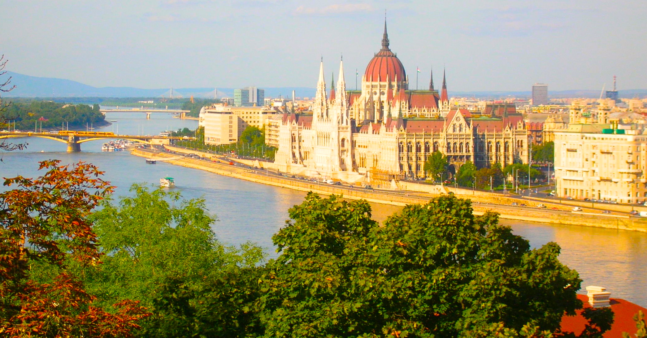 The Hungarian Parliament, with it's graceful spires and dome, sits on the Pest side of the Danube. Photo by Marla Norman.