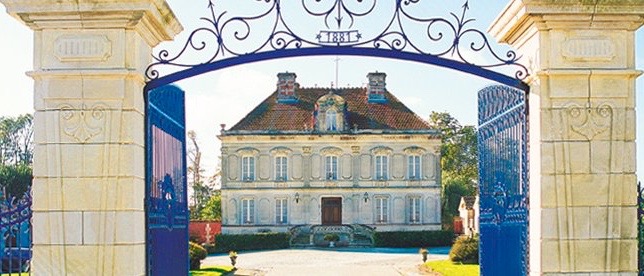Entrance to Château Bellevue in the Cognac Appelation. Photos courtesy of Laurie Arrivé.