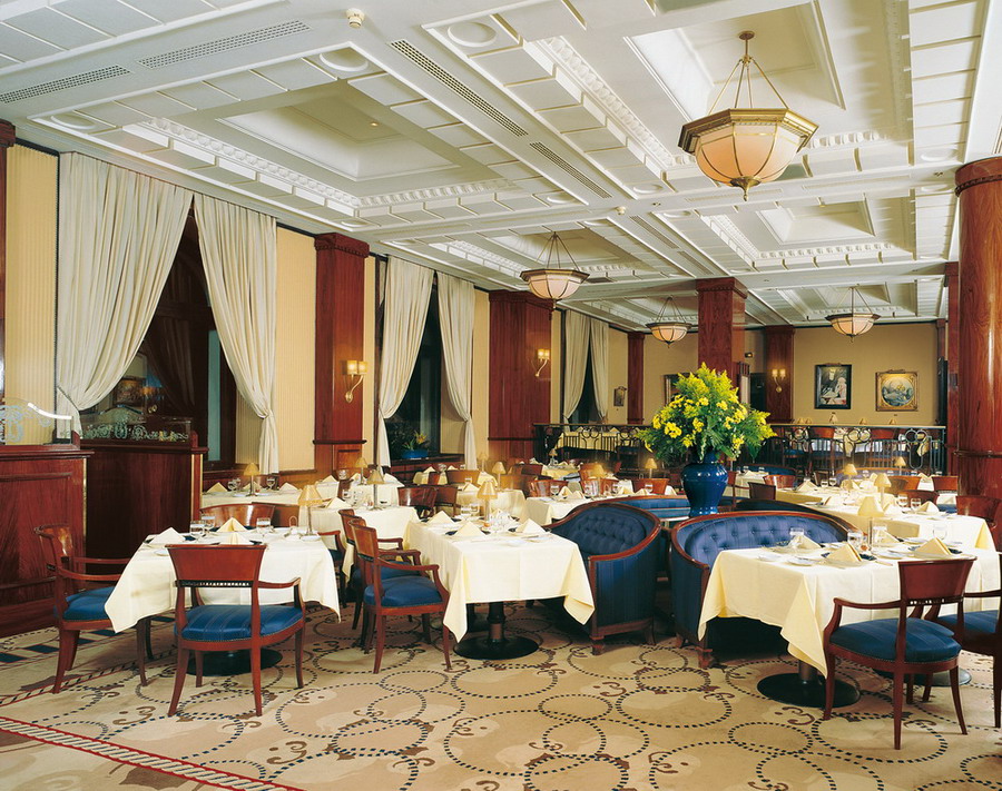 Elegant interior at the iconic Gundel Restaurant. Photo courtesy of Gundel.