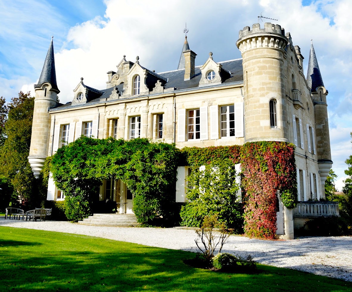 Château Haut-Bergey dates back to the 15th Century. Photo courtesy of Vignobles Garcin.