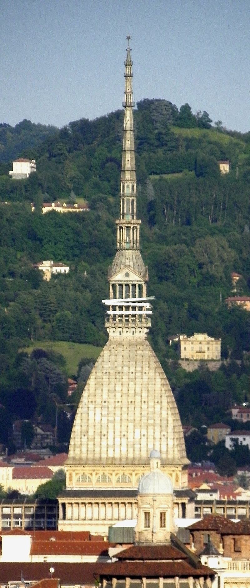 Torino’s most iconic landmark, the Mole Antonelliana houses the National Film Library. Photo from Wikipedia.