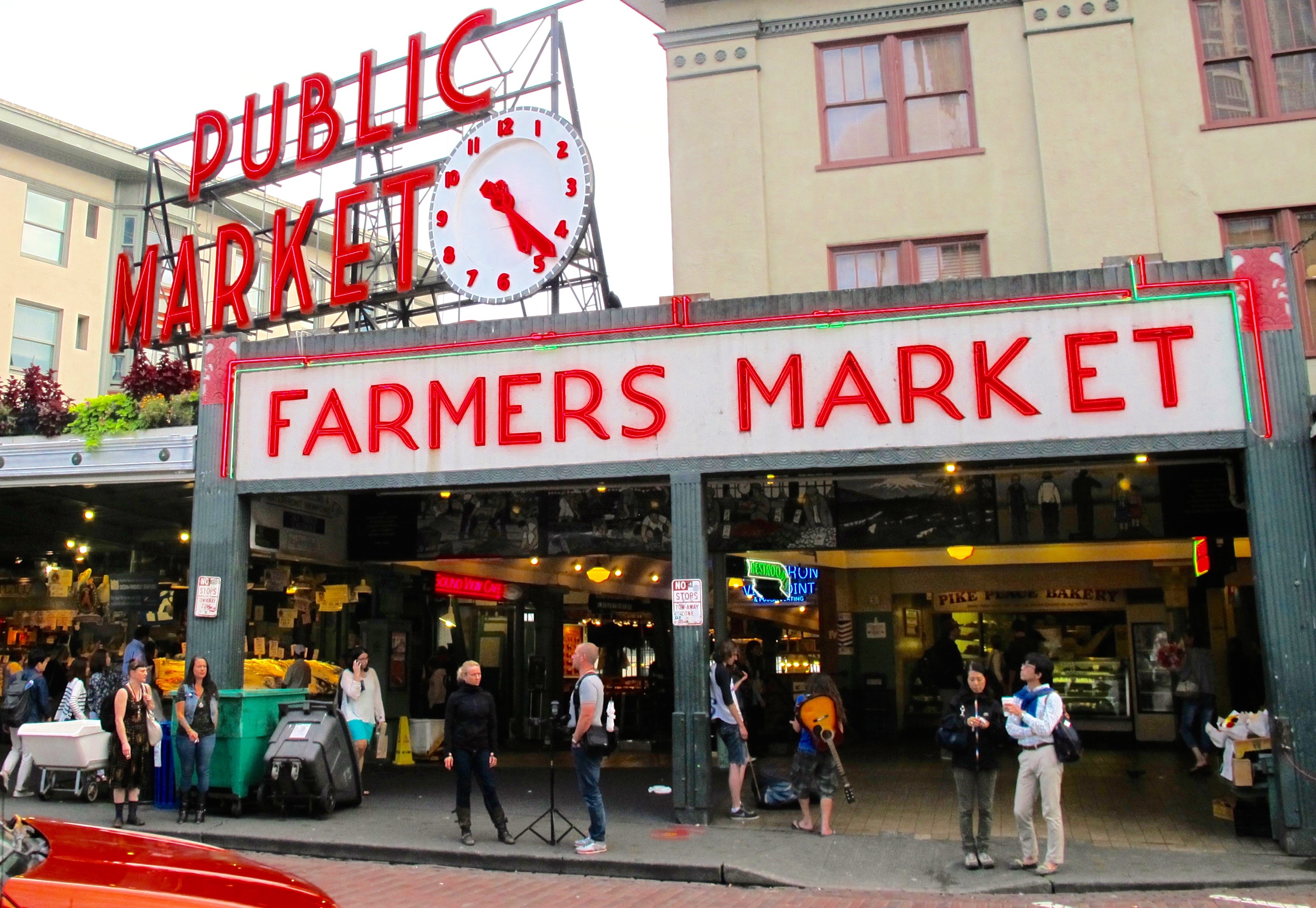 Pike Place Market spreads over 9 acres and features more than 70 eateries. Photo by Marla Norman. 