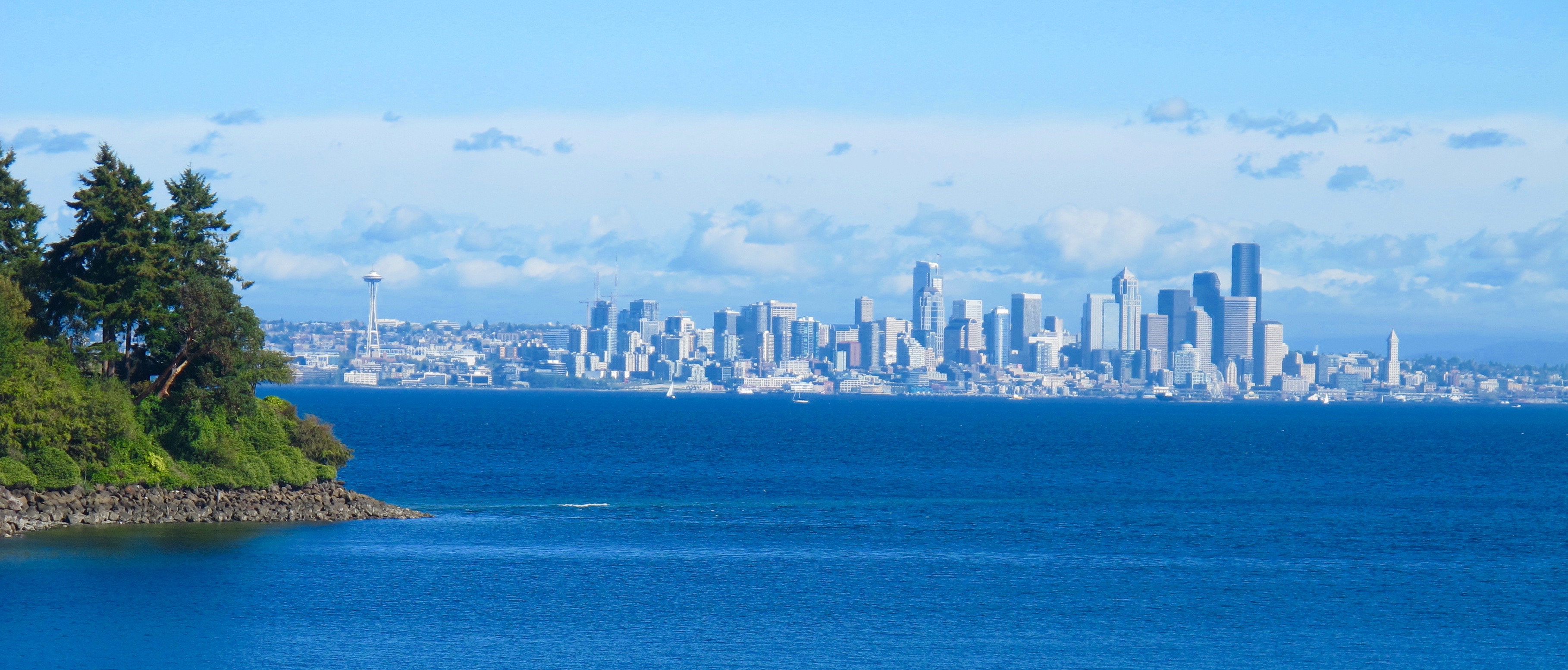 Views of Seattle on the ferry to Bainbridge Island. Photo by Marla Norman. 