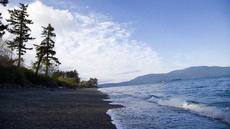 Beaches at Lummi Island, part of the San Juan Islands, about 100 miles northwest of Seattle. Photo by Marla Norman