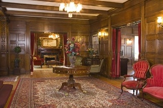 Posh interiors at the Shafer Baillie Bed & Breakfast. 