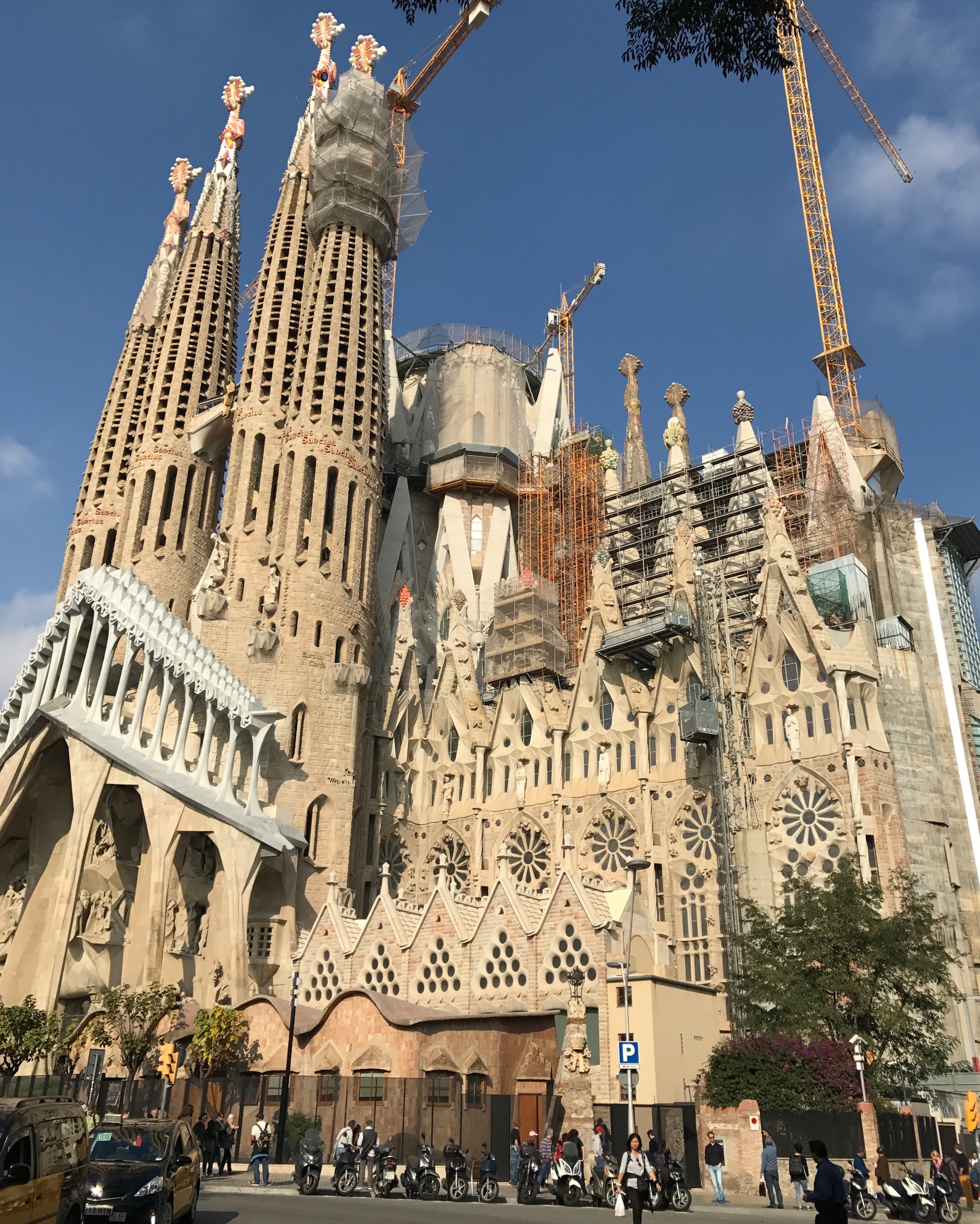 135 years and counting - Gaudí’s iconic Sagrada Família has been under construction since 1882.