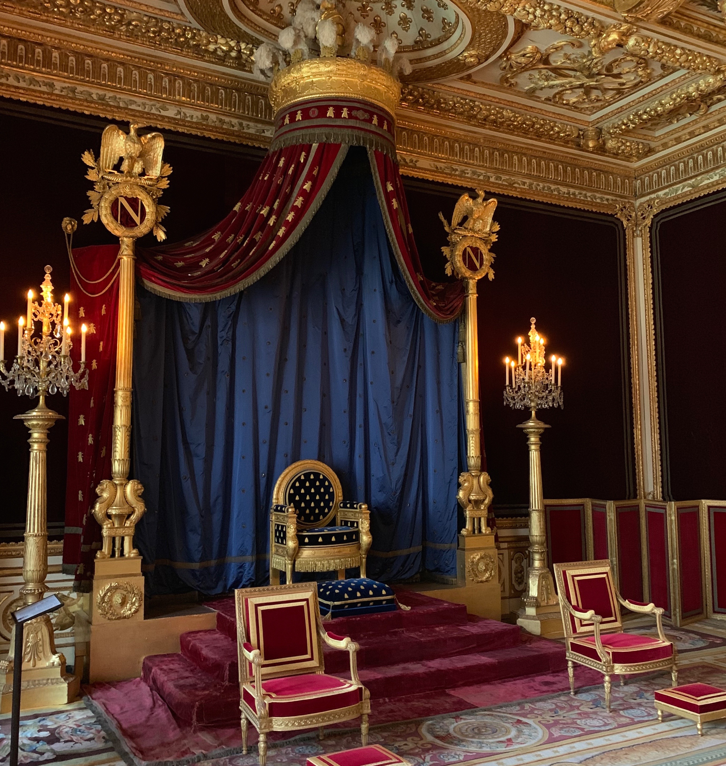 throne room palace of fontainebleau